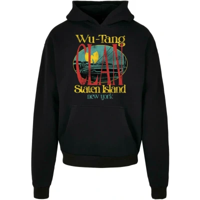 Abbildung von Upscale by Mister Tee WU TANG Staten Island Heavy Kapuzenpullover, Herren, Größe: Medium, Black