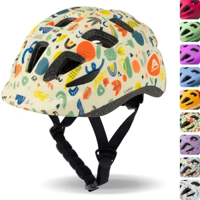 Abbildung von Apollo Kinder Fahrradhelm, Helm für &amp; Jugendliche, Multisport Helm, Fahrradhelm Mädchen, Jungen, Kinderhelm ab 3 Jahre, Verstellbarer Größe 48, Fahrrad Roller
