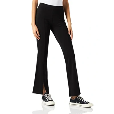 Abbildung von JDY Jdypretty SLIT PANT Stoffhose, Damen, Größe: Mx34, Black