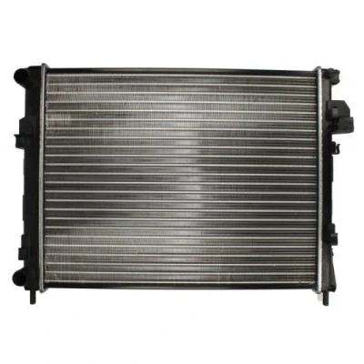 Abbildung von THERMOTEC D7R039TT Kühler, Motorkühlung 562 470 24 Schaltgetriebe Kühlrippen mechanisch gefügt RENAULT: TRAFIC 2 Bus, Kasten