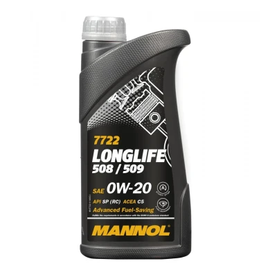 Abbildung von Mannol Longlife 508/509 0W 20 1l Motoröl MN7722 1 VOLKSWAGEN: Golf 7, Sharan II, Polo V Hatchback, AUDI: A6 C7 Avant, A4 B9 A3 Sportback