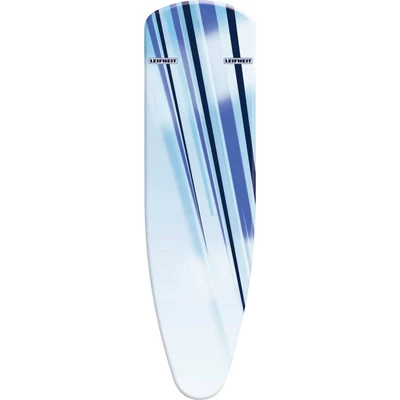 Abbildung von Leifheit Bügelbrettbezug Air Active M Blue, speziell für Bügeltische, ideal Dampfstationen, ideale Hitzeverteilung durch Perforation, Spannbezug mit Schnurzug und Spannclip