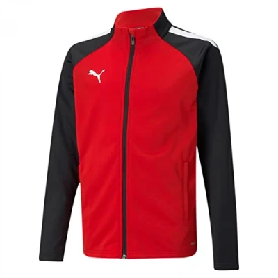 Abbildung von puma Teamliga Trainingsjacke für Kinder, Größe: 140, red / black
