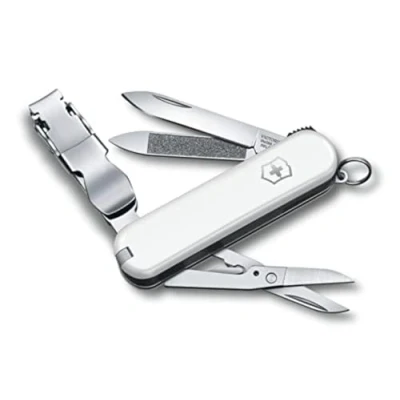 Abbildung von Victorinox Schweizer Taschenmesser, Nail Clip 580, Multitool, Maniküre, Pediküre, 8 Funktionen, Kleine Klinge, Nagelfeile, Nagelreiniger