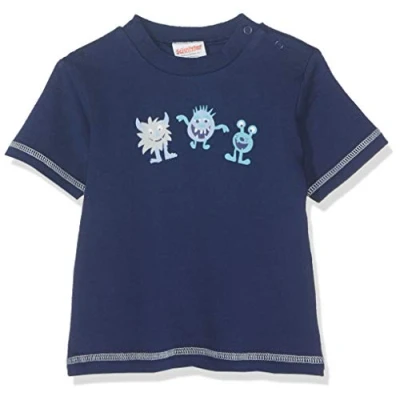 Abbildung von Schnizler Baby Jungen T Shirt Interlock Kleine Monster 813157, 11 Marine, 80