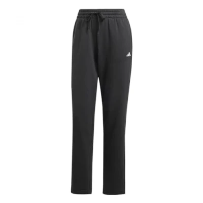 Abbildung von adidas Sportswear Essentials Small LOGO OPEN HEM PANT Jogginghose, Damen, Größe: Small, Black