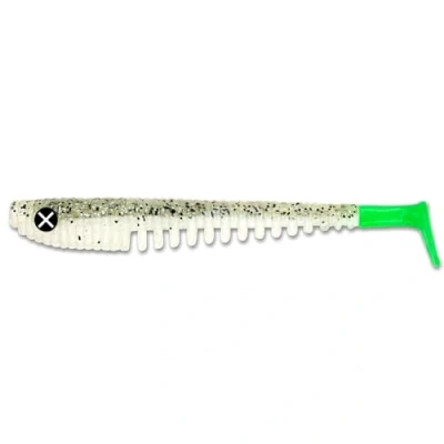 Abbildung von Monkey Lures King Lui 7,5 cm, 10 12,5 14 cm Big L Köder, Gummifisch, Angelköder, Softbait, Zanderköder, Kunstköder Angeln, Gummiköder (Salt Pepper leicht UV aktiv, cm)