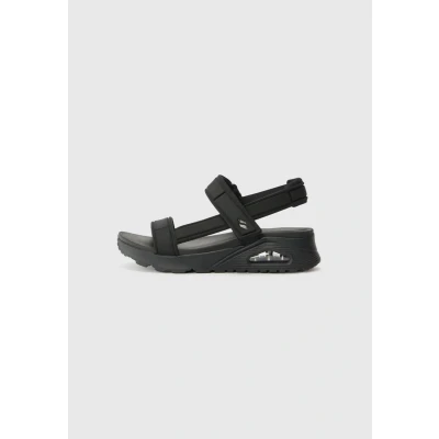Abbildung von Skechers UNO Plateausandalette, Damen, Größe: 38, Black Schuhe