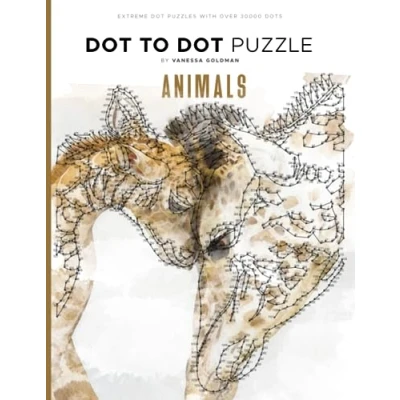Abbildung von Animals Dot to Puzzle (Extreme Puzzles with over 30000 dots): 40 Books for Adults Challenges complete and color