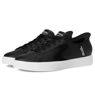 Abbildung von Skechers Herren Freihändige Slip Ins Eden Lx Strando Sneaker, Schwarzer Duraleather weißer Rand, 42.5 EU