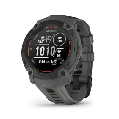 Abbildung von Garmin Instinct E 45mm Robust designte, wasserdichte GPS Smartwatch mit 1,2&quot; Display für Outdoor, Laufen, Radfahren u.a. Pulsmessung, präziser Navigation und zahlreichen smarten Features