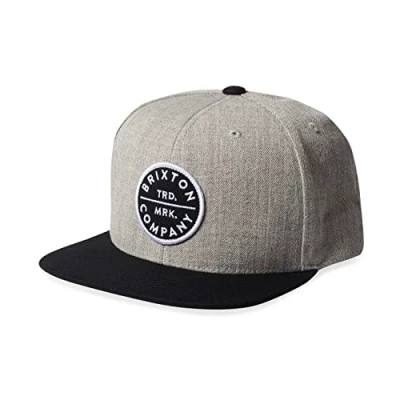 Abbildung von Brixton Men&#039;s Pledge MP MESH Cap, Light Heather Grey/Black, One Size