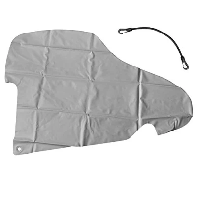 Abbildung von cartrend 10260 Caravan universale Deichselabdeckung für Anhänger und Wohnwagen mit Kastenschloss, große Ausführung, Deichselhaube, Deichselschutz, Anhängerkupplung Abdeckung