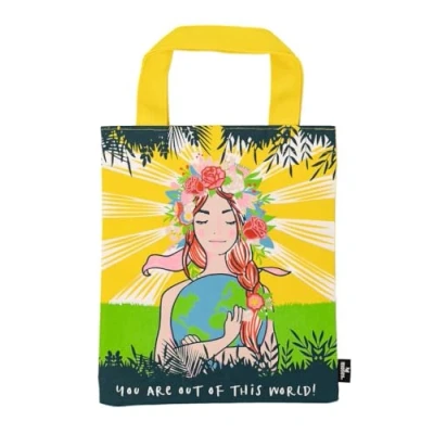 Abbildung von moses. Basically it&#039;s magic Büchertasche Flowers, Kleine Tragetasche aus 100% Baumwolle, Geschenkverpackung zum Buch, schönes Geschenk für Vielleser, Leseratten und Buch Fans, Schutz Bücher