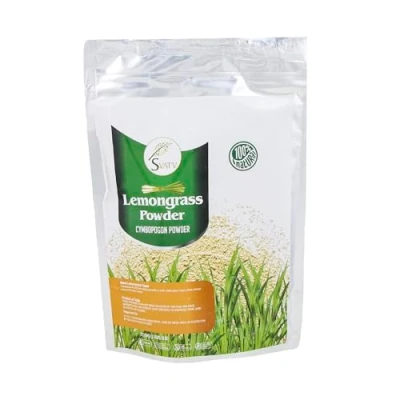 Abbildung von SVATV Lemongrass Powder Zitronengras Pulver Cimbopogon Citratus Natural Kräuter &amp; Spices Zum Kochen, Backen Und Zubereiten Von Tee 227 Grams