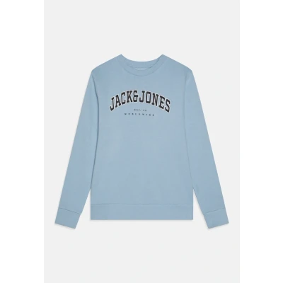 Abbildung von Jack &amp; Jones Junior Jjecaleb Varsity CREW NECK Sweatshirt für Kinder, Größe: 176, Chambray blue