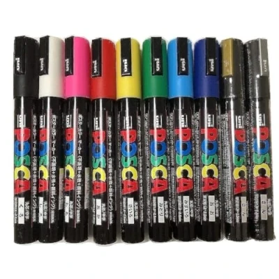 Abbildung von POSCA Colouring PC 5M Marker, 10 Stück