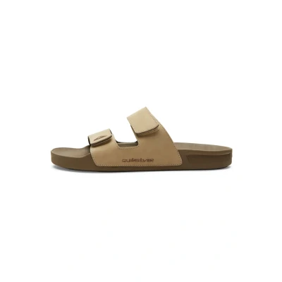 Abbildung von Quiksilver RIVI Pantolette flach, Damen, Größe: 41, Csj Leder und textil