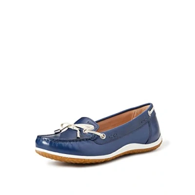 Abbildung von Geox Damen D Vega Moc B Mokassins , Blue Skin 37.5 EU