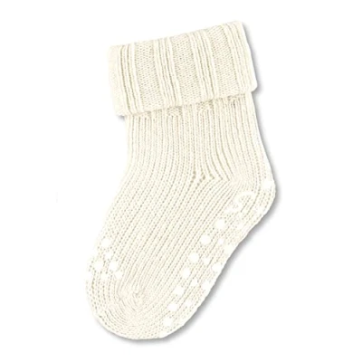 Abbildung von Sterntaler Unisex Kinder Krabbelsocken Abs krabbelsöckchen Wolle, Ecru, 22