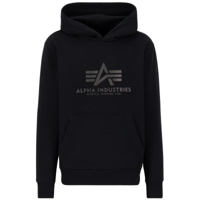Abbildung von Alpha Industries Kapuzenpullover, Herren, Größe: Small, schwarz