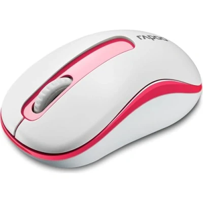 Abbildung von Rapoo M10 Plus kabellose Maus wireless Mouse 2.4 GHz Computermaus 1000 DPI Sensor 12 Monate Batterielaufzeit ergonomisch für PC &amp; Mac rot