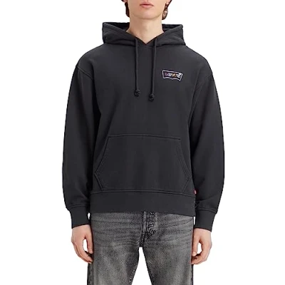 Abbildung von Levi&#039;s Relaxed Graphic Kapuzenpullover, Herren, Größe: XS, Black