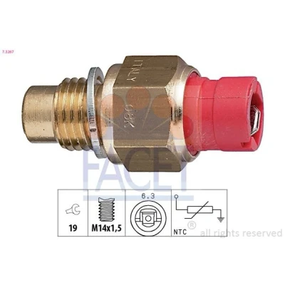 Abbildung von FACET 7.3267 Öltemperatursensor M14x1,5 Made in Italy OE Equivalent