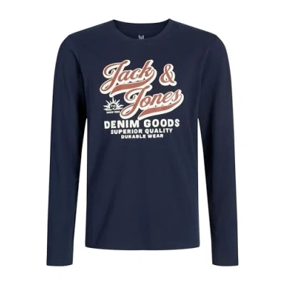 Abbildung von Jack &amp; Jones Junior Langarmshirt für Kinder, Größe: 140, Sky captain