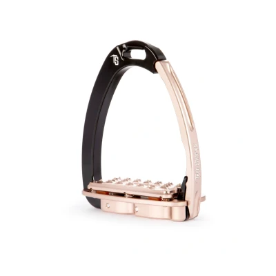 Abbildung von Tech Stirrups Steigbügel Venice Plus EVO Schwarz/Rosé Adult