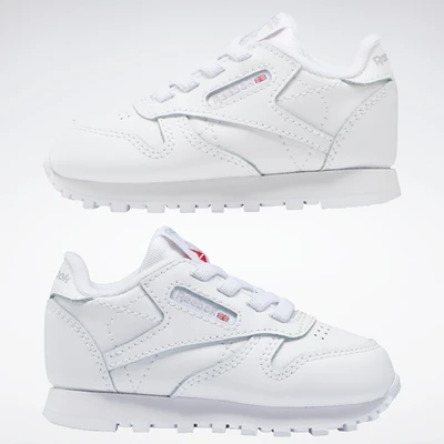 Abbildung von Reebok Classic Leather Trainers BABY Shoes Sneaker low für Kinder, Größe: 26, White Schuhe