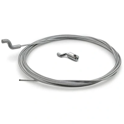Abbildung von Easyboost Flexibler Gasseil Gaszug Ø1,5mm mit Z Endstück Schraubnippel 2,50 Meter Universal Gaskabel für Rasenmäher Einachsschlepper Freischneider (1 Gaszug)