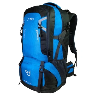 Abbildung von OcioDual Wander Rucksack Trekking Reiserucksack Outdoor Camping Wandern Sport 60L Blau
