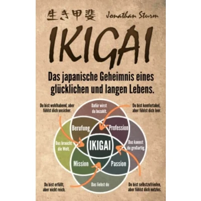 Abbildung von Ikigai Das japanische Geheimnis eines glücklichen und langen Lebens: Die Philosophie für mehr Resilienz, Glück, Erfüllung Selbstfindung.