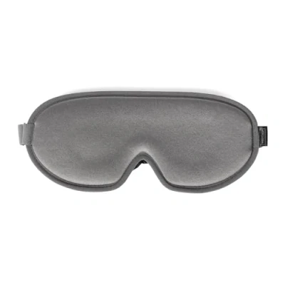 Abbildung von WellTouch Schlafmaske zur Tiefenentspannung Komfortable Augenmaske mit 3D Memory Foam inkl. Ohrstöpsel &amp; Beutel Kühles Atmungsaktives Augenkissen Fördert erholsamen Schlaf silbergrau