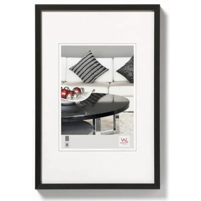Abbildung von walther design Bilderrahmen schwarz 20 x 30 cm Aluminium Chair Alurahmen AJ030B