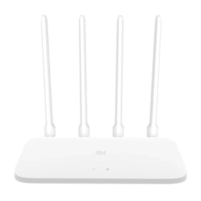 Abbildung von Xiaomi Mi AIoT Router 4C WLAN (Bis zu 300 Mbps bei 2,4GHz, Dual Core CPU, 2 x LAN Ports, 4 externen Antennen, bis 64 Geräte)