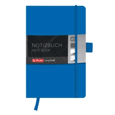 Abbildung von Herlitz 11368990 Notizbuch my.book Classic A5, 96 Blatt, liniert, blau