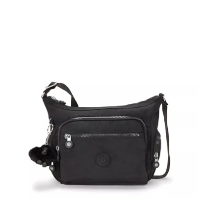 Abbildung von Kipling Gabbie Umhängetasche, klein, Schwarz (Black Noir), Einheitsgröße