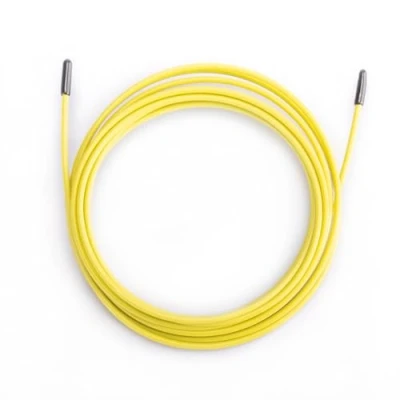 Abbildung von Picsil Ersatzkabel für Cross Training, Stahlseil mit PVC Beschichtung, Länge 3 m, Stärke 2,5 mm, kompatibel anderen Marken (2,5 Gelb)