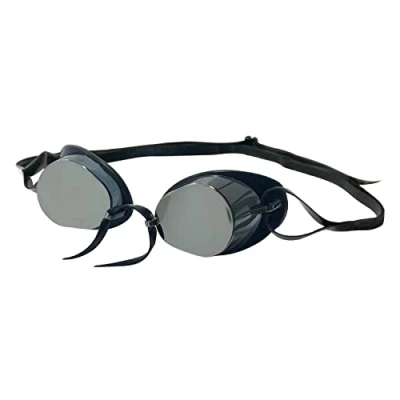 Abbildung von Tyron Performance Race Goggle (Anti silber verspiegelt) Schwimmbrille Weiterentwicklung der Schwedenbrille mit soften Silikonrand/ Steg Training