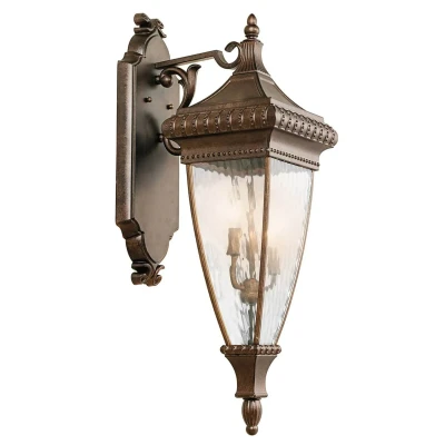 Abbildung von Kichler KL VENETIAN2 M Wandleuchte Venetian Rain 2xE14 H:64,1 L:26,7 B:18,4 IP44