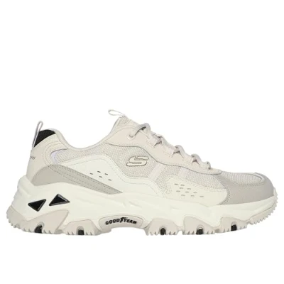 Abbildung von Skechers D Lites Hiker Sneaker low, Damen, Größe: 35, Beige Schuhe