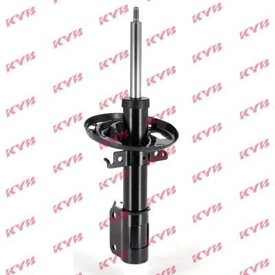 Abbildung von KYB Excel G 3348007 Stoßdämpfer Vorderachse Gasdruck Zweirohr Federbein, Dämpfer mit Zuganschlagfeder oben Stift RENAULT: Fluence