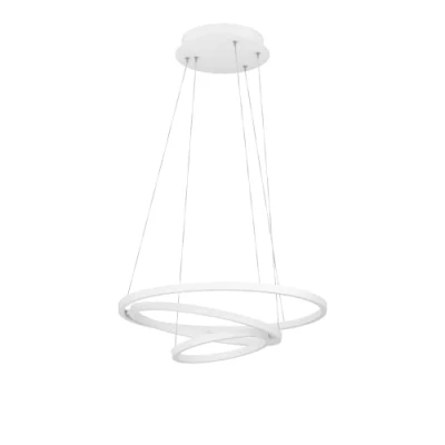 Abbildung von Eglo 900478 Hängeleuchte LOBINERO Z Alu, Stahl weiss LED 43,2W 3000 6500K H:110cm Ø58cm dimmbar mit Connect Funktion