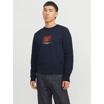 Abbildung von Jack &amp; Jones LOGO Sweatshirt, Herren, Größe: Large, Sky captain