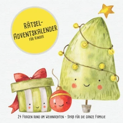 Abbildung von Rätsel Adventskalender für Kinder: 24 Fragen rund um Weihnachten Spaß die ganze Familie