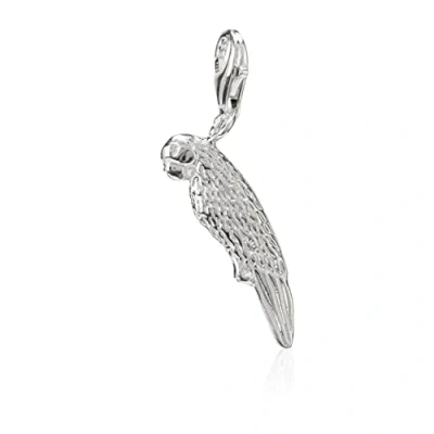 Abbildung von NKlaus Damen Charm Anhänger Papagei 925 Silber 24x6mm Schmuck für Bettelarmband Amulett 36275