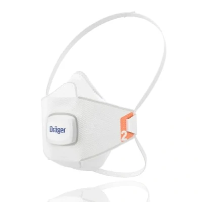 Abbildung von Dräger X plore 1920 V, Staubmaske, Größen S/M/L, 3er/10er Pack, FFP2 Atemschutzmaske mit Ventil, Gr. M/L, 10 Stück