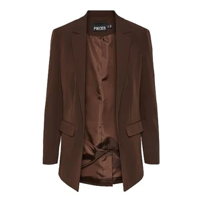 Abbildung von Pieces Pcbossy LS NOOS Kurzmantel, Damen, Größe: XS, Chicory coffee